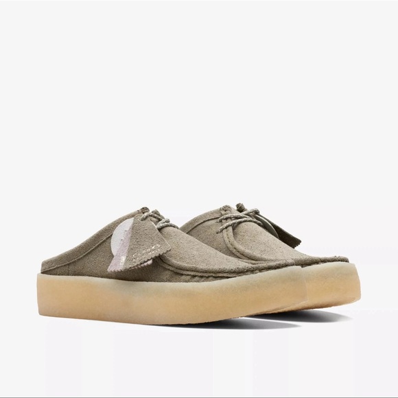 Clarks Originals Mens Wallabee Cup olive eco Lea - Slip on Mens size 11